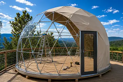 Dome installation
