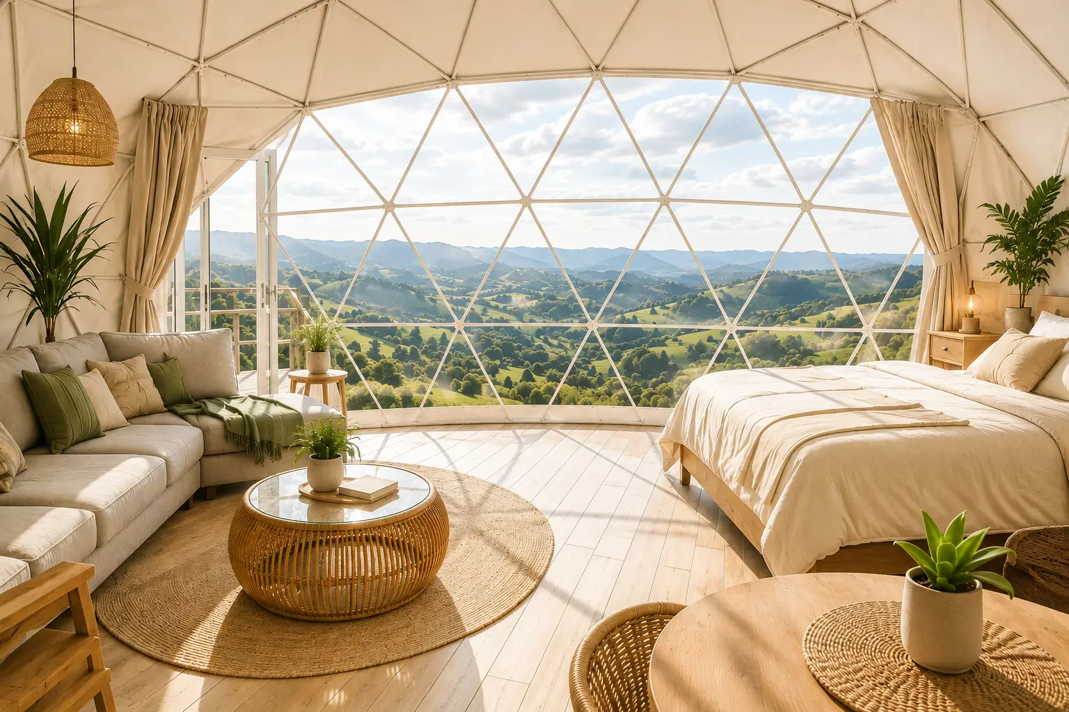 Dome Living Space Interior