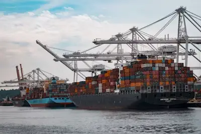 Port arrival container yards