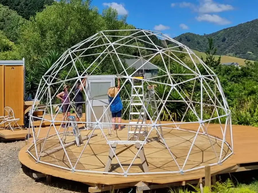 Building the dome frame